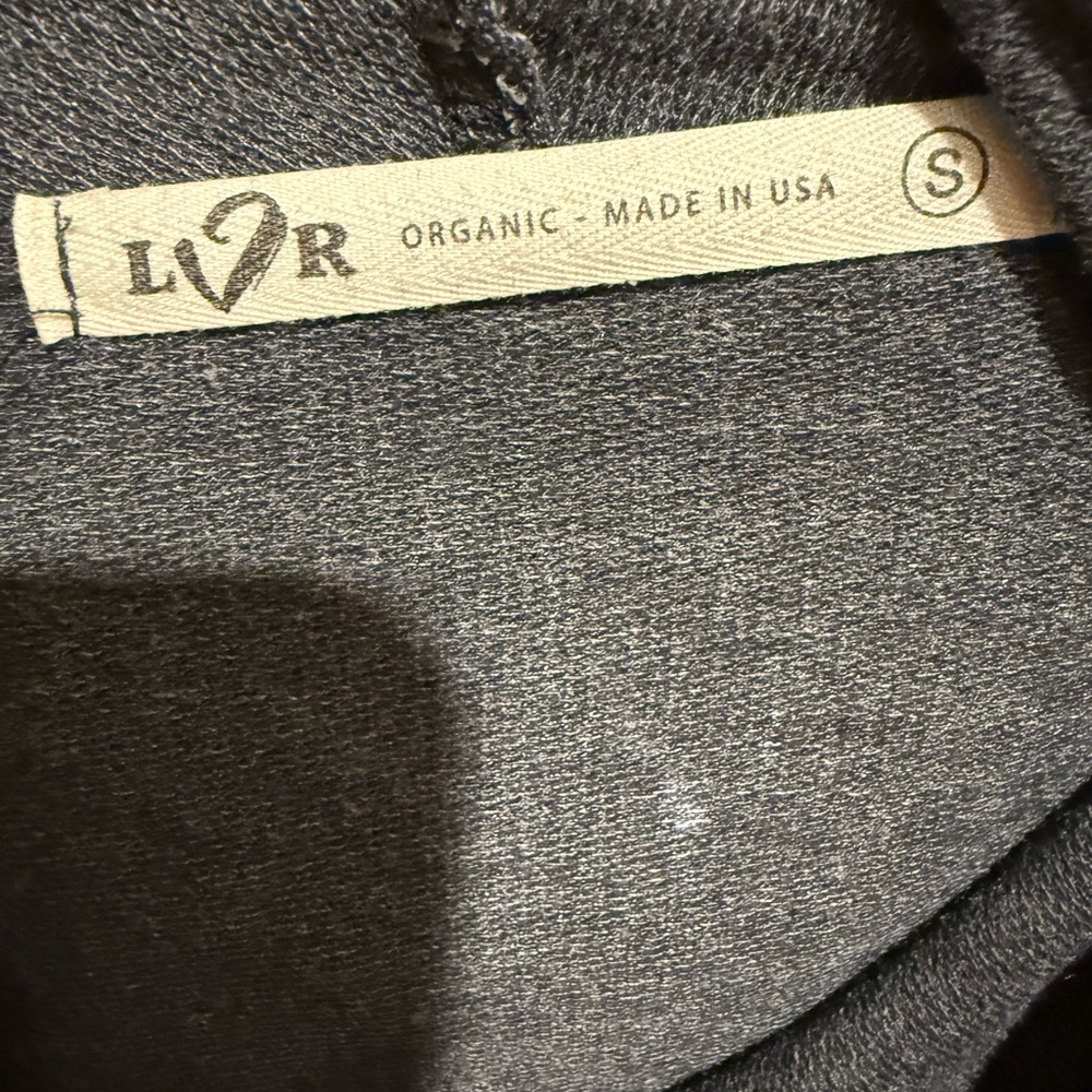 L🩷R  Dark Charcoal Cowl Neck light weight sweatshirt‎ - Picture 3 of 3